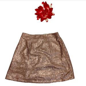 DECREE GOLD SEQUIN SKIRT